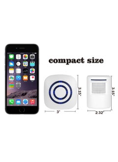 Y&D Infrared Motion Sensor Ring Alarm Entry Alert Visitor Doorbell Home Security Driveway Kit  - Image 4