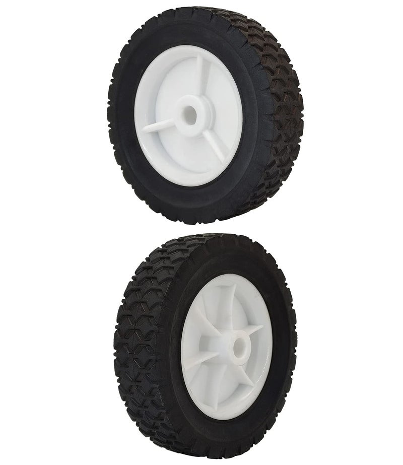Parts Camp 6 inch Plastic Wheel Fits Oregon 72-106 hand trucks, lawnmowers, utility carts,BBQ Grills, Radio Flyer Wagon Trash Can Universal Wheel 9610 - Image 1