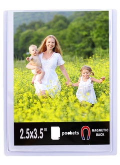 Sooyee Magnetic Picture Frame,Magnetic Frame 2.5X3.5,Photo Magnets For Refrigerator,White,15 Pack  - Image 2