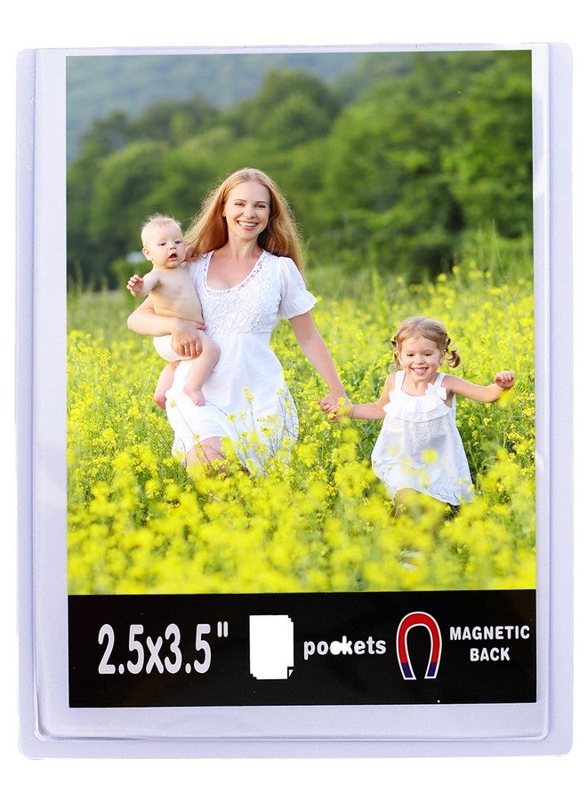 Sooyee Magnetic Picture Frame,Magnetic Frame 2.5X3.5,Photo Magnets For Refrigerator,White,15 Pack - Image 2