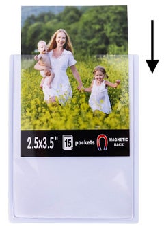 Sooyee Magnetic Picture Frame,Magnetic Frame 2.5X3.5,Photo Magnets For Refrigerator,White,15 Pack  - Image 4