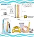 POZA Inflatable Pool Noodles Premium Jumbo Pool Noodles in Gold Rose Gold and Silver Sparkly ConfettiFilled Pool Noodle Floats for Adults Kids Pool Noodles for Water Games Pool Party 3 Pack - Image 4