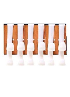 Ordene 6pcs Double Door Hook Set  - Image 1