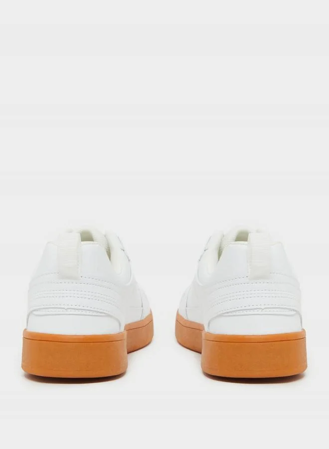 Styli Platform Sole Lace Up Sneakers
