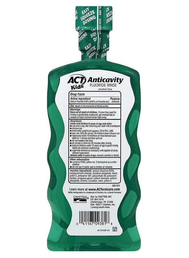 ACT Kids Anticavity Wild Watermelon Fluoride Mouthwash (Pack Of 6) - Image 2