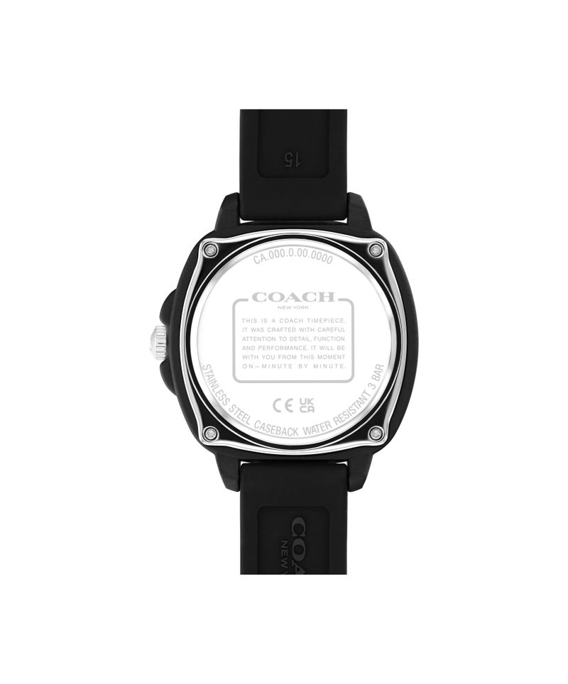 COACH Analog Silicone Strap Watch  - Image 2
