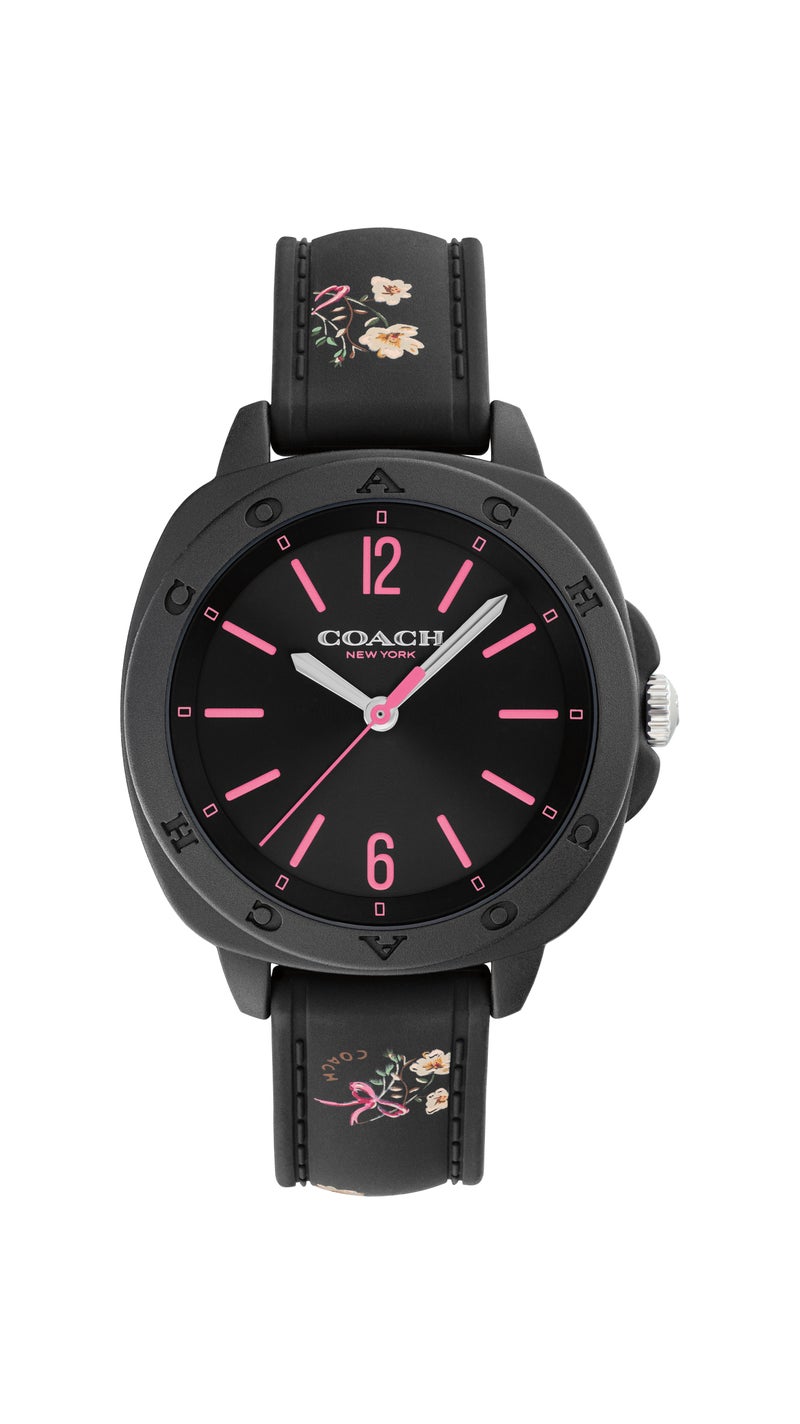 COACH Analog Silicone Strap Watch  - Image 1