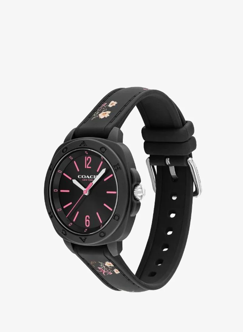 Coach  Kitt Analogue Watch with Silicone Bracelet - 14504472 for Women | Best Price UAE