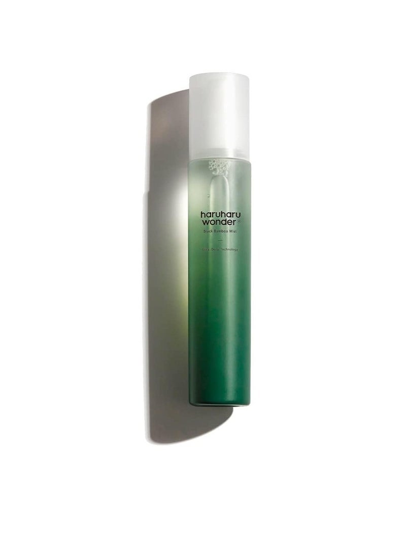 HARUHARU Haruharu Wonder Black Bamboo Mist - Hydrating and Firming skin, Black rice, Panax ginseng for clean and smooth skin surface (5.07 fl.oz) | Vegan, Crurelty Free, EWG-Green - Image 1