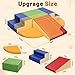 TODIBY 6Piece Soft PU Leather Toddlers Climbing Toys Extra Large Foam Climbing Blocks for Toddlers Play Gym Climber Structures for Toddler 3 Baby Climb and Crawl Activity Indoor SetXL Size - Image 4