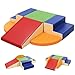 TODIBY 6Piece Soft PU Leather Toddlers Climbing Toys Extra Large Foam Climbing Blocks for Toddlers Play Gym Climber Structures for Toddler 3 Baby Climb and Crawl Activity Indoor SetXL Size - Image 2