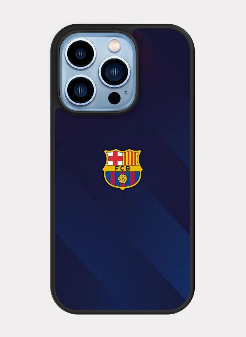 بكسلات كفر ايفون 13 برو نادي برشلونة ازرق احمر - Image 1