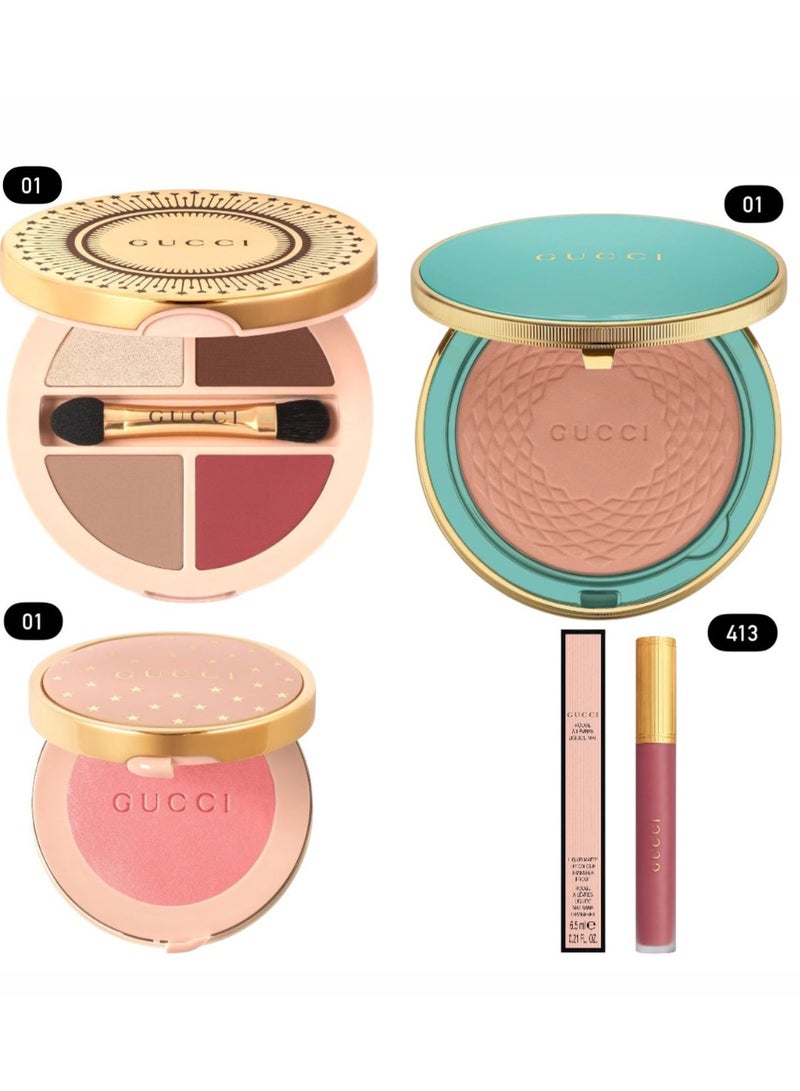 A collection of gucci makeup
