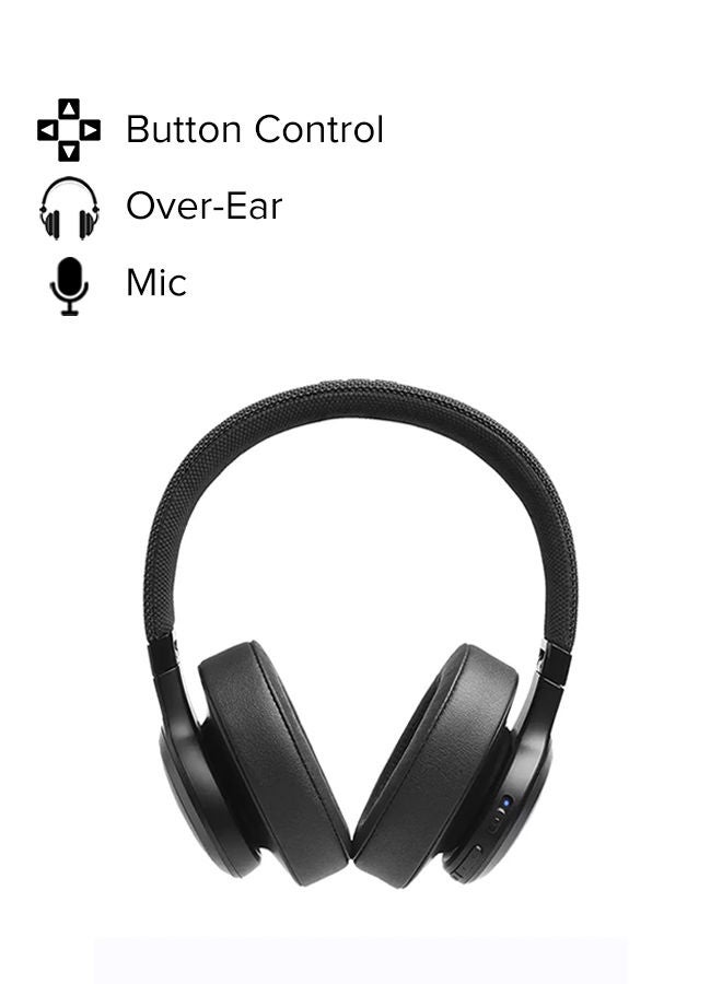 JBL LIVE500BT Wireless Over-Ear Headphones Black - Image 2