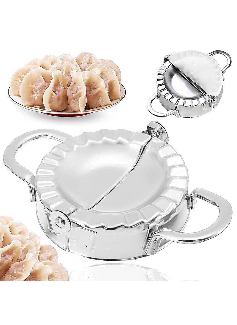 Kmart KHODIYAR Stainless Steel Dumpling MakerMomos Maker Dough Press Mould Wrapper Dough Cutter for Kitchen Making Tools  - Image 5