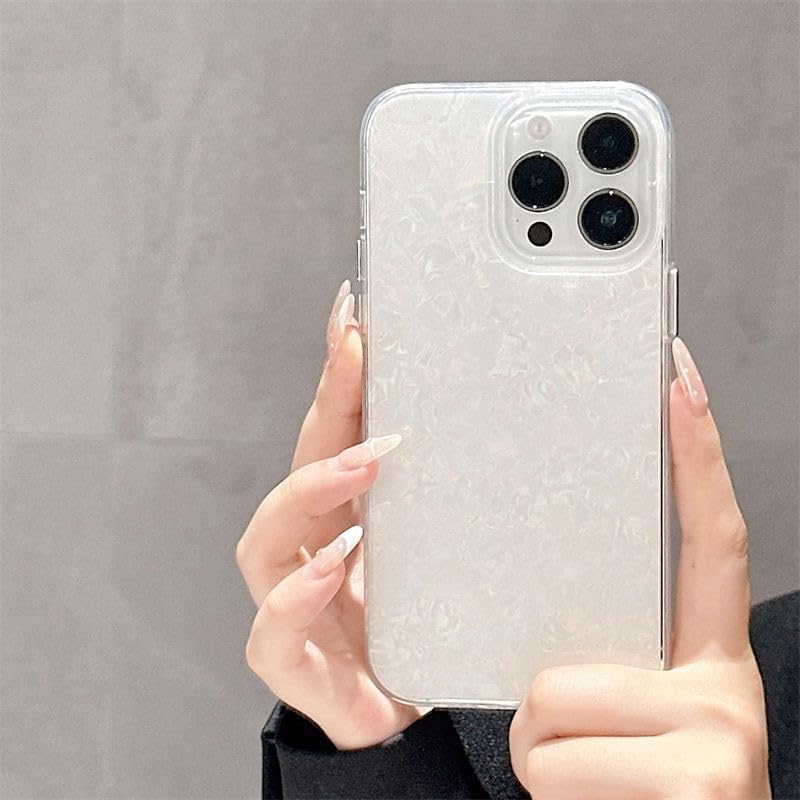 PANDACAMEL Compatible with iPhone 16e Case, White Marble Pattern, Unique Stone Design, Shockproof, Slim Fit, Hard PC, Girls Women Teens Cover - Image 5