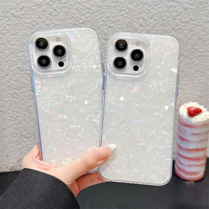 PANDACAMEL Compatible with iPhone 16e Case, White Marble Pattern, Unique Stone Design, Shockproof, Slim Fit, Hard PC, Girls Women Teens Cover - Image 4