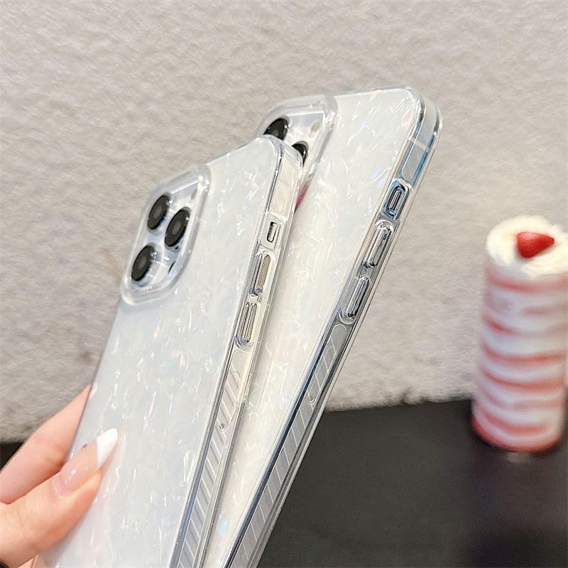 PANDACAMEL Compatible with iPhone 16e Case, White Marble Pattern, Unique Stone Design, Shockproof, Slim Fit, Hard PC, Girls Women Teens Cover - Image 3