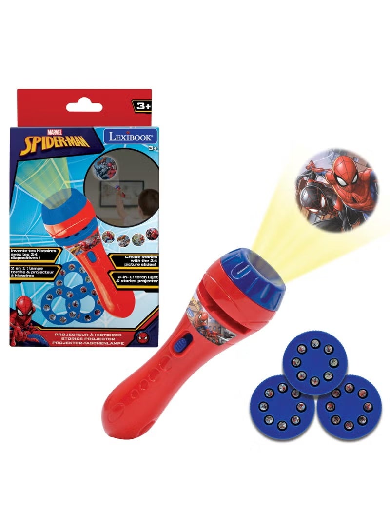 Lexibook SPIDERMAN STORIES PROJECTOR AND TORCH LIGHT - Image 1
