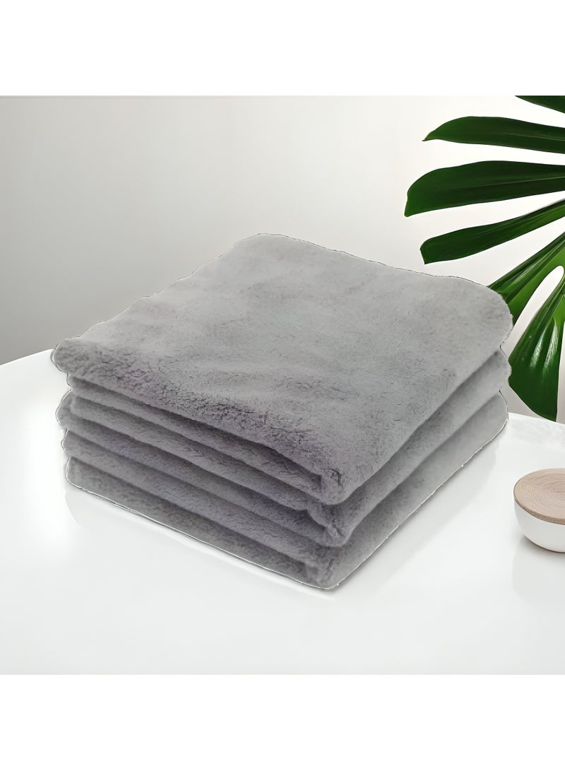 2-Pack of Professional Large Microfiber Car Drying Towels - Lint-Free, Scratch-Free, and Highly Absorbent for Cars, SUVs, RVs, Trucks, and Boats (31” x 24", Grey) - Image 1