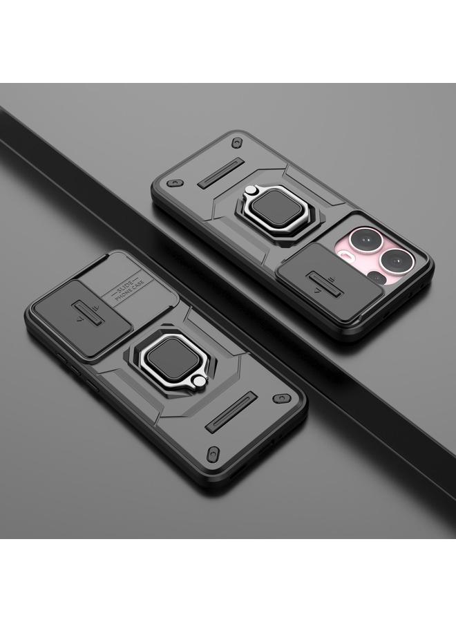 إيروريكس جراب لهاتف OPPO Reno13 Pro 5G Global Sliding Camshield TPU + PC جراب هاتف مقاوم للصدمات مع حامل - Image 2