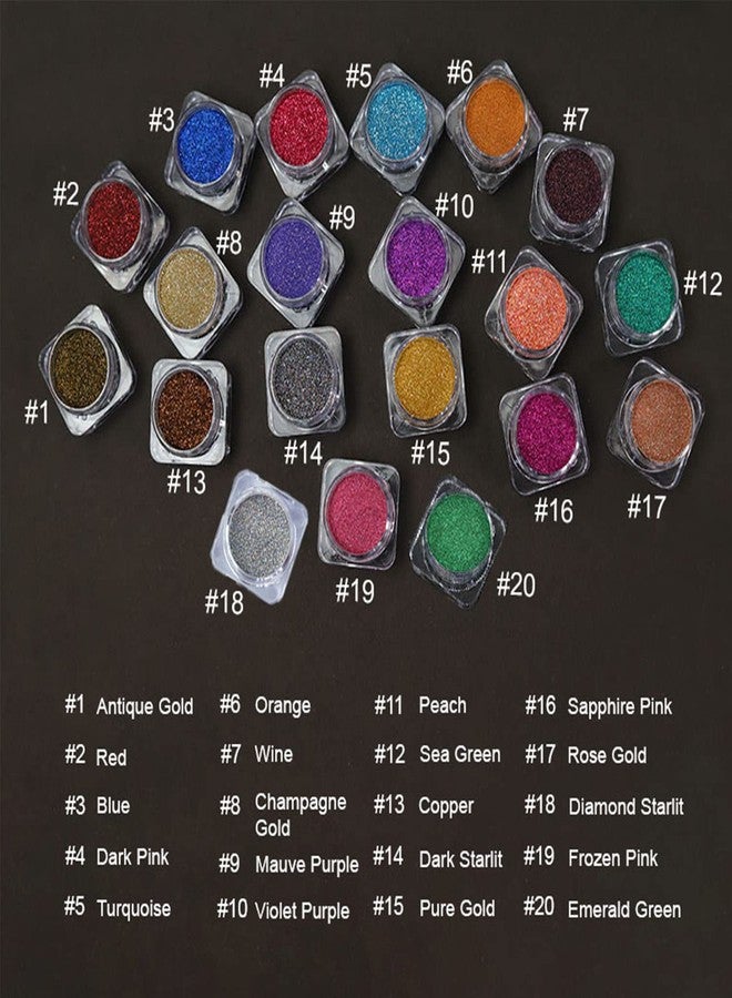 Veoni BELLE Set of 5 Glitter Eye Shadows 5gm Each - Image 5