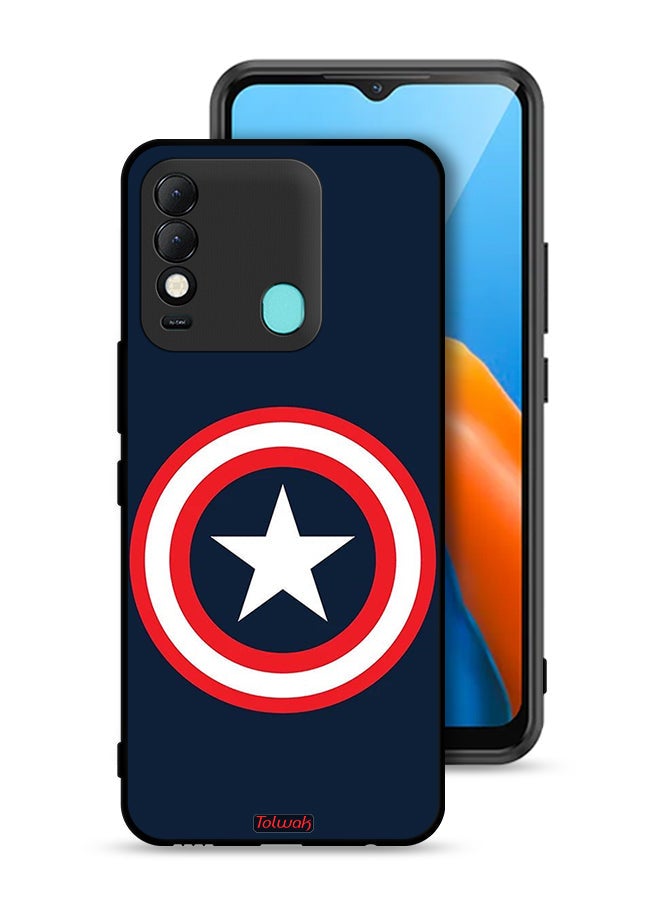 Tolwak Tecno Spark 8 Protective Case Cover Captain America - Image 1