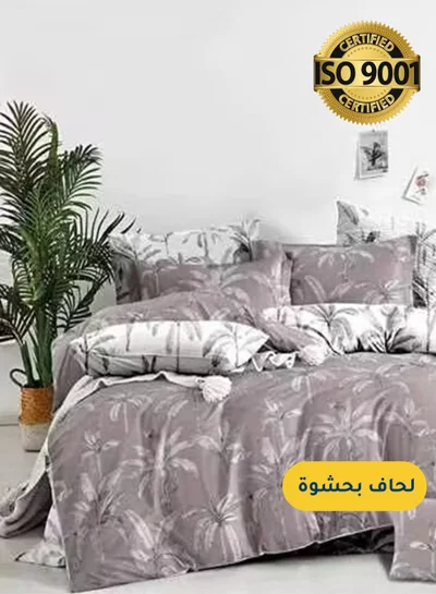 سيد المنسوجات المنزلية مفرش صيفي مفرد من مايكروفايبر، يناسب سرير بحجم 120 سم × 200 سم،  4 قطع، مع الحشوة، سلسلة سيلين
