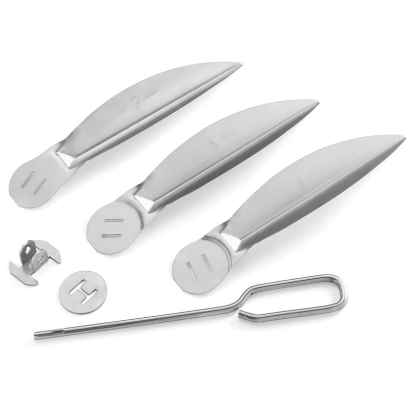 Weber 22-1/2-Inch One-Touch Cleaning System Kit for Grills, Silver - Image 1