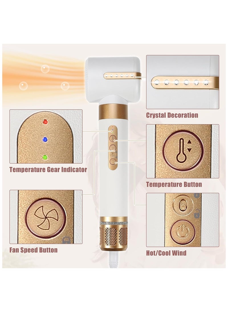 general Hair Dryer Brush Blow Dryer Brush Set with Diffuser 7 in 1 Hair Styling Tools 110000 RPM High Speed Volumizer Drying Curler Straightener - Image 3