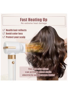 General Hair Dryer Brush Blow Dryer Brush Set with Diffuser 7 in 1 Hair Styling Tools 110000 RPM High Speed Volumizer Drying Curler Straightener  - Image 5