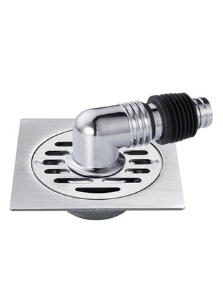 Washing Machine Floor Drain Cover,   Bathroom Square Sink Drain Strainers, Easy Clean,  Home with Pipe Connector (Silver) - pzsku/Z6D33B063781C8ABFD2A3Z/45/1748567438/e465ba8c-0f62-47e2-b3bd-9f0adb3d253a