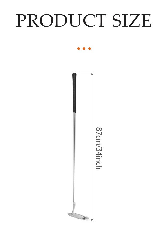 DUNISO Golf Putte，3 section aluminum alloy foldable golf putting rod, right handed portable travel club, a with golf ball，detachable, suitable for beginners  - Image 2