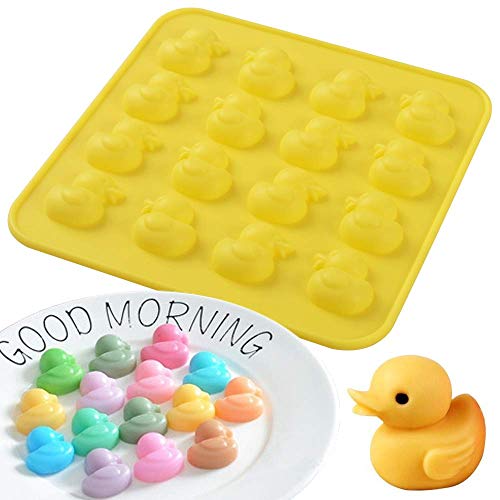Newk Duck Chocolate Silicone Mold, 4 Packs 16- Cavity Non-Stick Food Grade Silicone Molds for Ice Cube, Jelly, Fondant, Hard Candy - Image 4