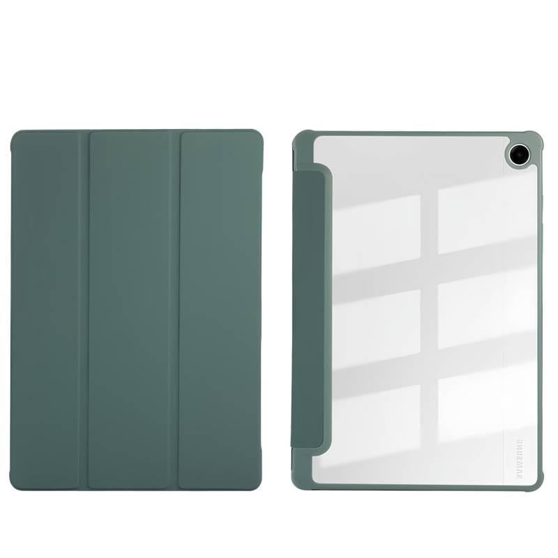 SK Green Samsung Tab Case Compatible with Multiple Samsung Tab Models with Protective Cover Stand Function and Daily Tablet Carry - Image 1