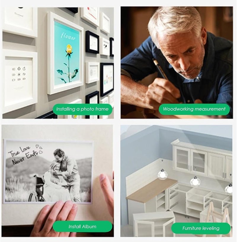 S1540 أداة مستوى فقاعي صغيرة للصور الثابتة وكاميرات التصوير وحوامل الكاميرات للتخييم - Image 4