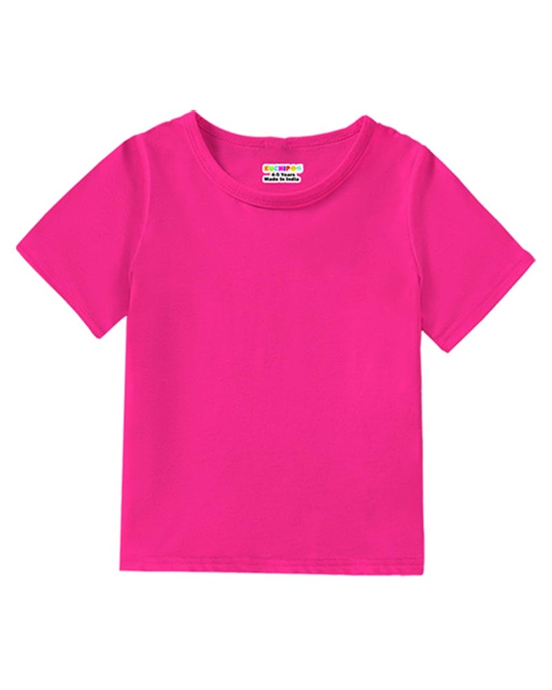 Kuchipoo Girls Regular Fit Half Sleeves Cotton T-Shirts (KUC-TSHRT-543, 3-4 Years, Multi-Colored) - Image 4