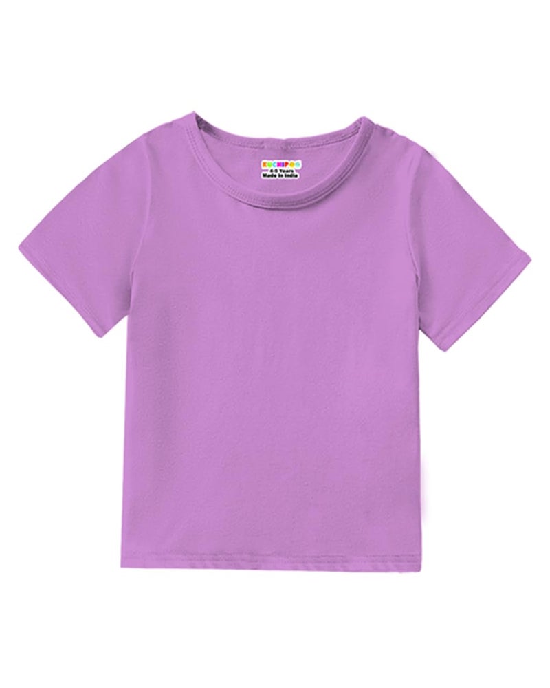 Kuchipoo Girls Regular Fit Half Sleeves Cotton T-Shirts (KUC-TSHRT-543, 3-4 Years, Multi-Colored) - Image 5