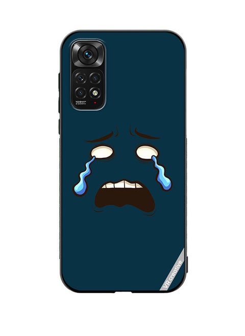 Protective Case Cover For Xiaomi Redmi Note 11S Crying Face Design Multicolour