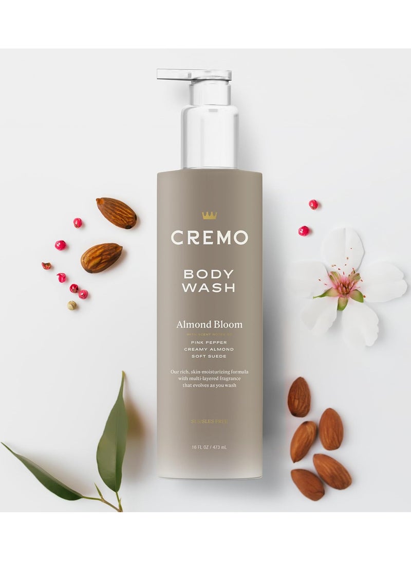 cremo Skin Moisturizing Almond Bloom Women's Body Wash 16 Fl Oz - Image 2
