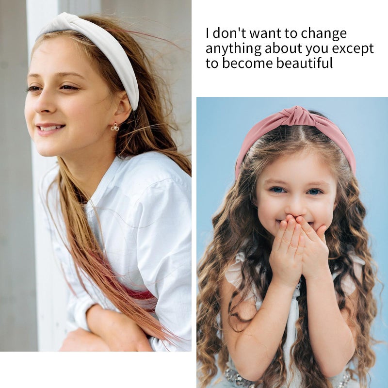 VELSCRUN 12 Pack Headbands for Women Gilrs Fashion Knotted Head Bands Solid Headband Non Slip Hair Band for Women's Thin Thick Short Hair Face Wash Hair Accessories Gifts for Women - Image 5