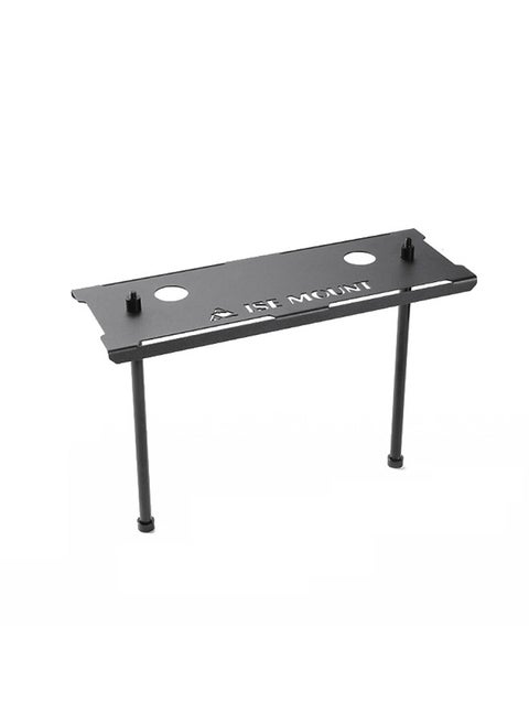 ISE MOUNT Camping Table Rack Multifunctional Desktop Storage Rack Detachable Lamp Stand Cookware Hanger Shelf for Outdoor Camping Picnic Backpacking BBQ
