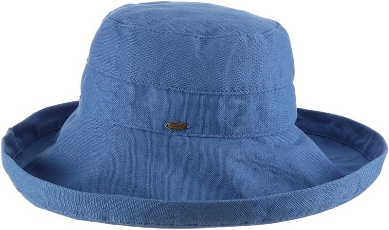 Scala Women's Cotton Hat with Inner Drawstring and Upf 50+ Rating - Image 1