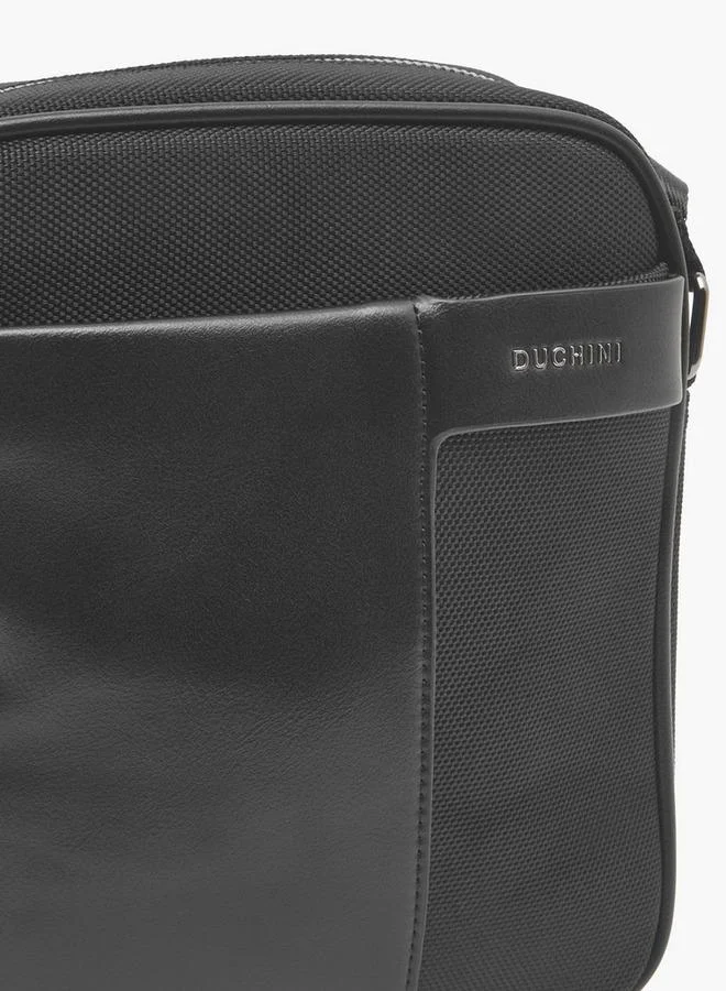 Duchini BLACK Men Adjustable Strap Crossbody Bag for Men | Best Price UAE