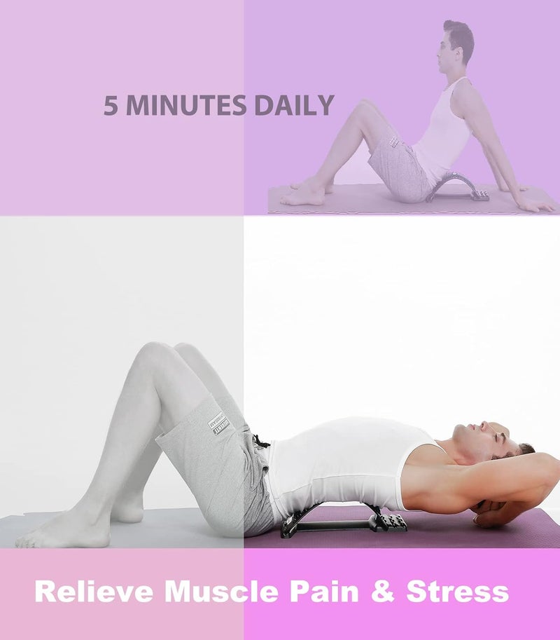 ChiFit Back Stretcher, Lumbar Back Pain Relief Device, Multi-Level Back Massager Lumbar, Pain Relief for Herniated Disc - Image 4