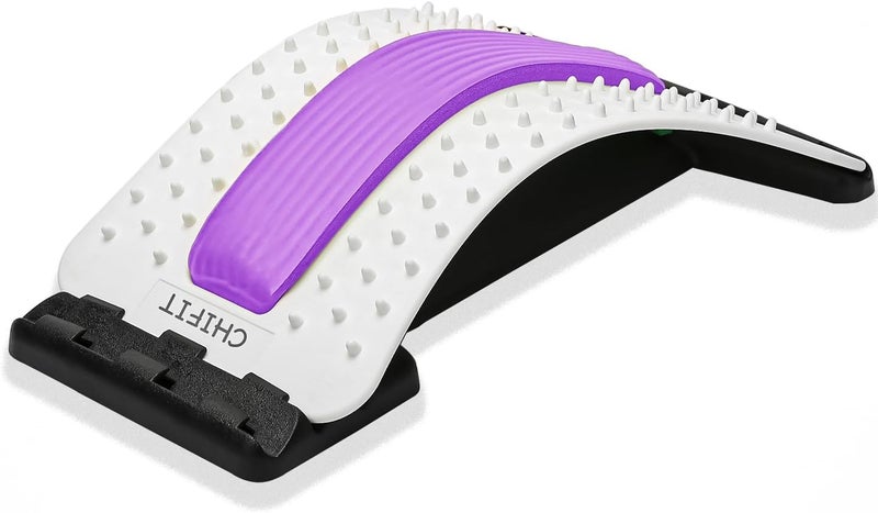ChiFit Back Stretcher, Lumbar Back Pain Relief Device, Multi-Level Back Massager Lumbar, Pain Relief for Herniated Disc - Image 1
