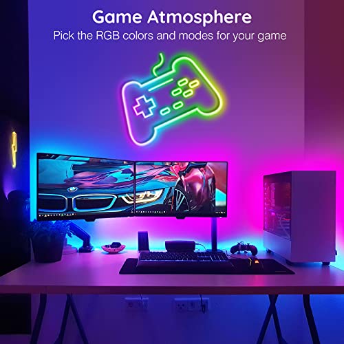 AILBTON 20Ft Neon Rope Lights,Flexible Led Rope Lights Control with App/Remote,Multiple Modes Music Sync Gaming RGB Led Neon Lights for Bedroom Outdoor - Image 3