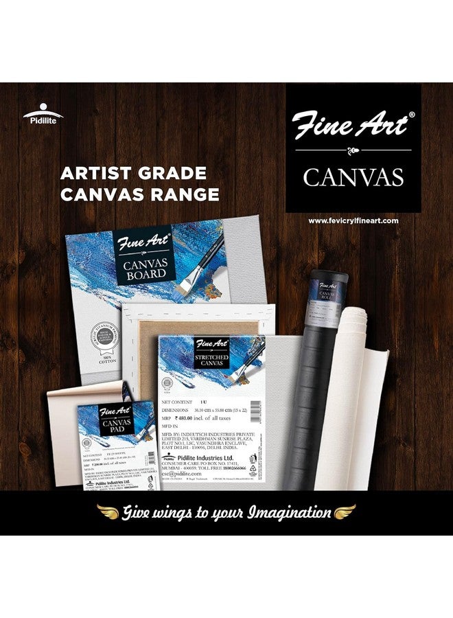 Fine Art Canvas Pad 9x12 for Painting, 100% Cotton Fine Grain Canvas Pad, for Acrylic & Oil Painting, White | Ideal for Artists and Beginners - Image 4