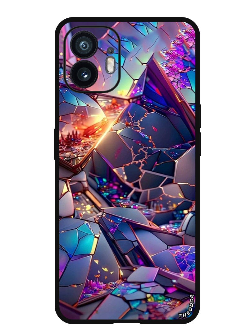 Theodor Protective Case Anti Scratch Shock Proof Bumper Cover For Nothing Phone (2) Crystal - Image 1