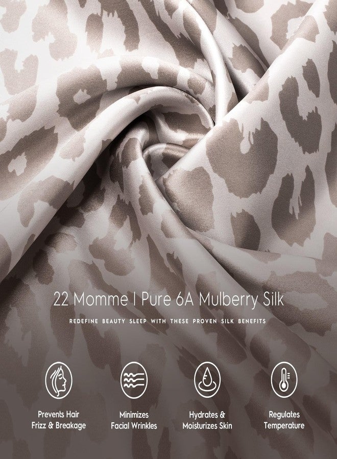 Tafts Silk Pillow Cases - 22mm 100% Pure Mulberry 6A Silk Pillowcase for Hair & Skin with Zipper Closure, Cooling, Natural, Organic, Double Sided (Leopard, King 20"x36", 2pc) - Image 5